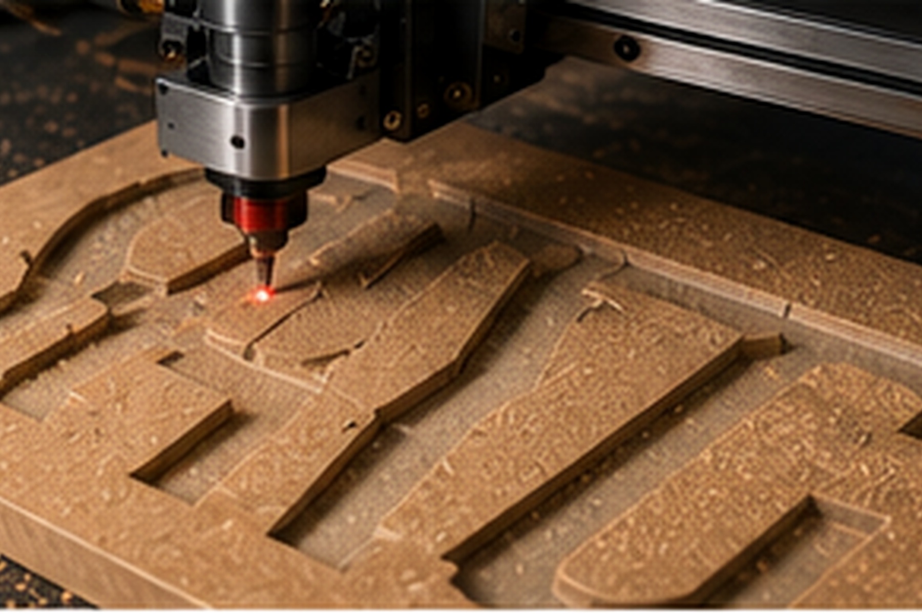 CNC routing and laser cutting custom dimensional materials