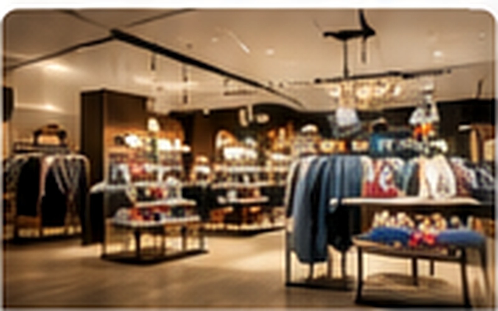 Retail environment for storefront and promotional signage