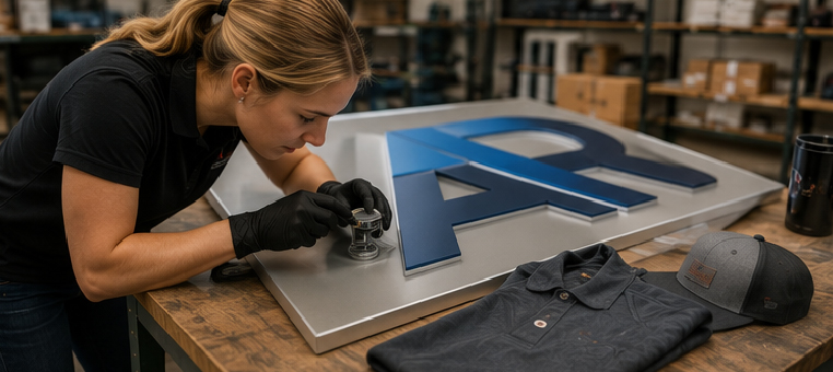 Sign materials and production details being reviewed
