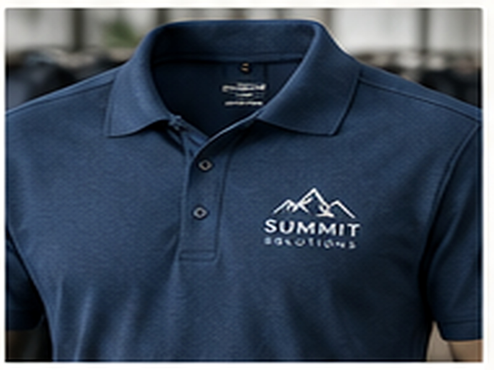 Embroidered promotional polo shirt